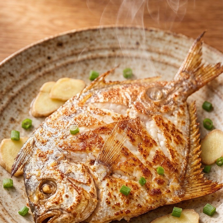Wild Caught Silver Pomfret - view 1